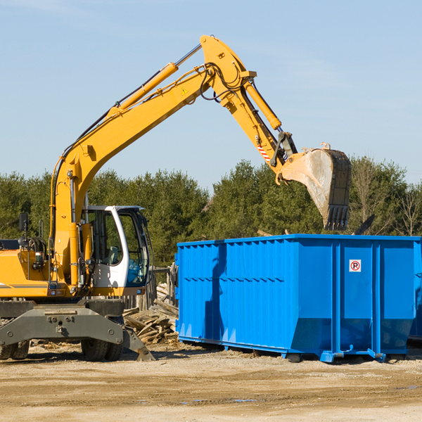 can i request a rental extension for a residential dumpster in Tazewell